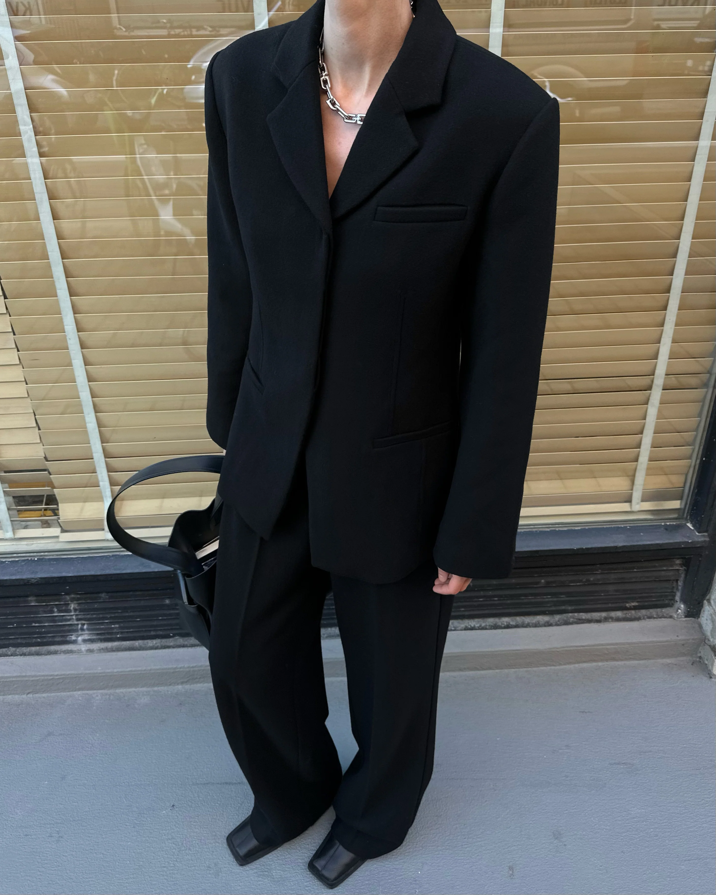 AMBRA WOOL BLAZER | black - Image 3
