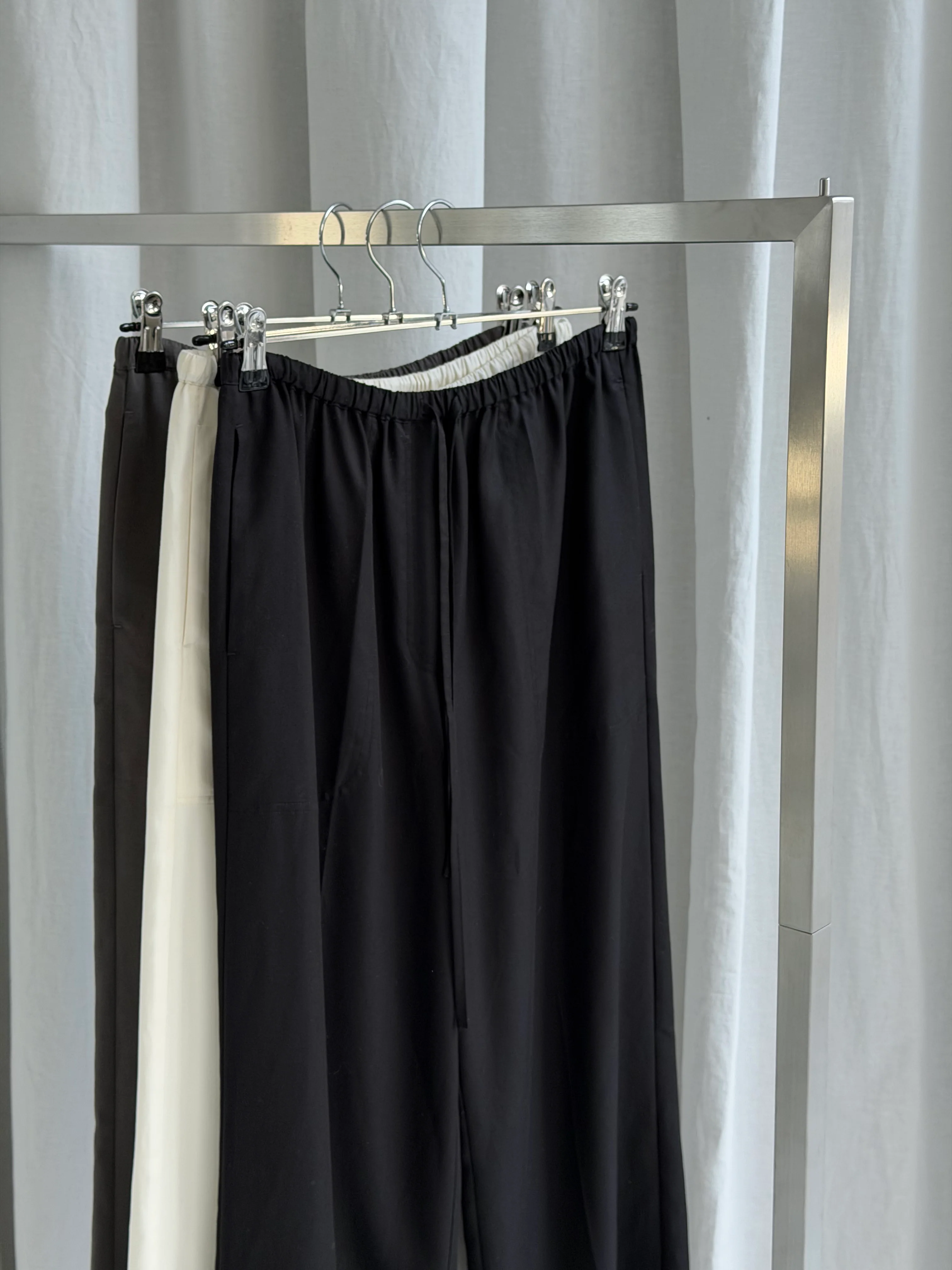 DEIA DRAWSTRING PANTS | dark grey - Image 7