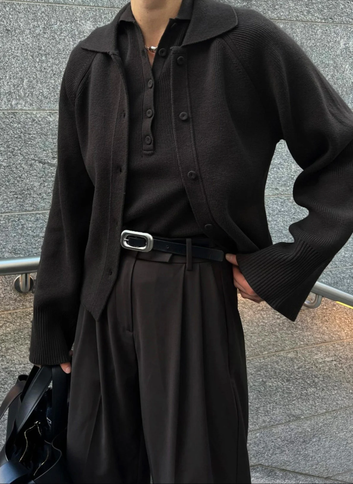 DREW POLO | dark brown - Image 3