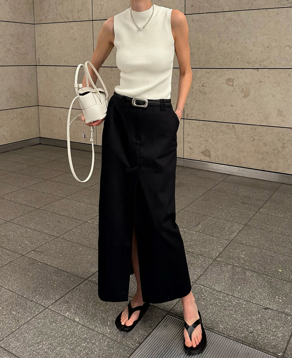SONNY MAXI | twill black - Image 3