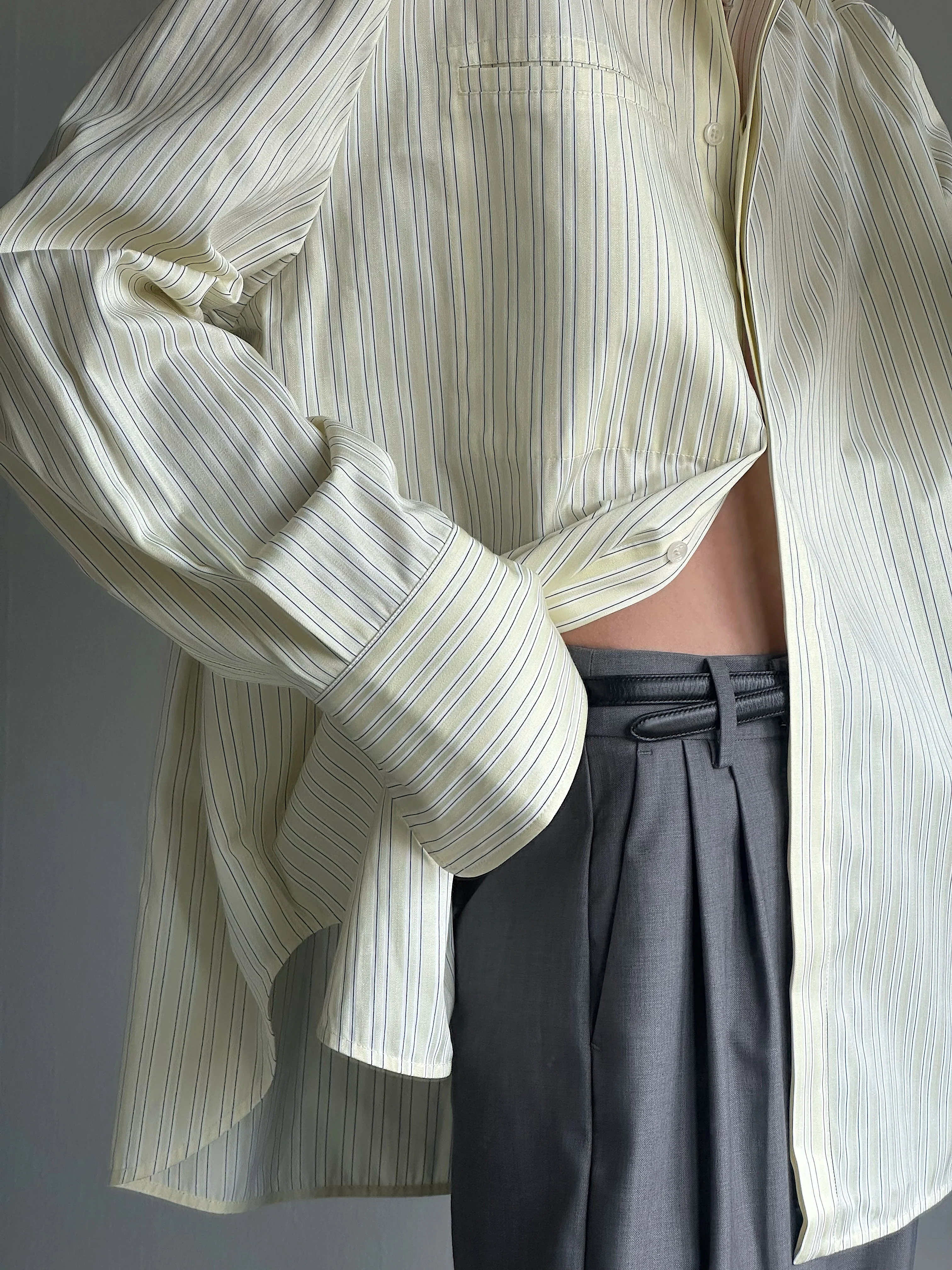 KAI SHIRT | yellow stripe - Image 3