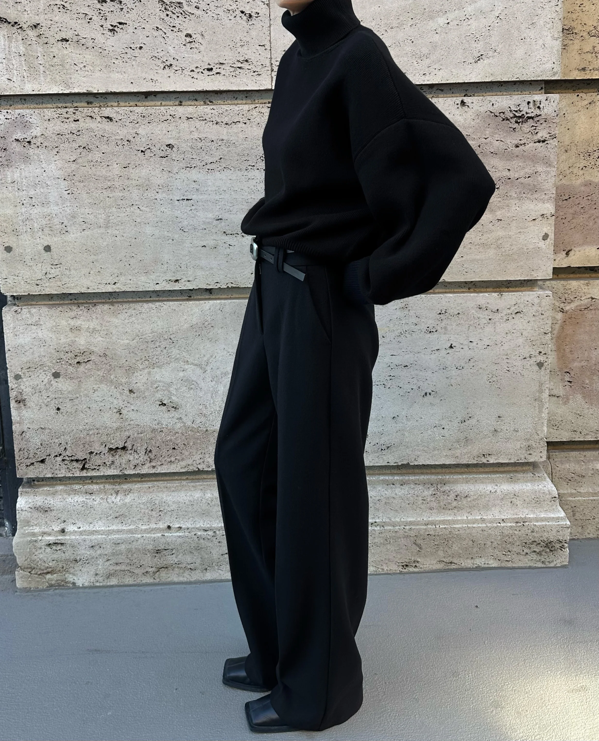 GELSO TURTLENECK SWEATER | black - Image 2
