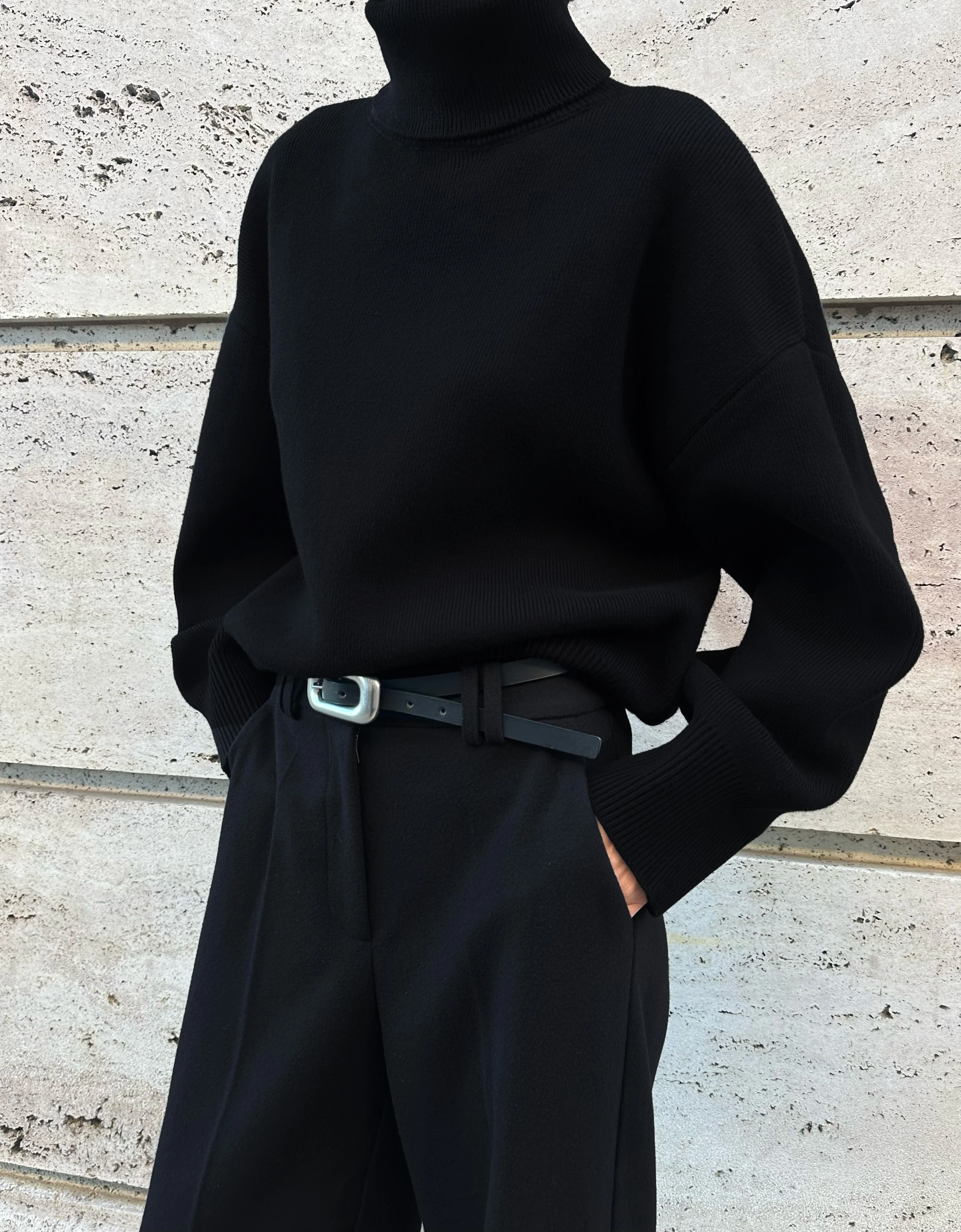 GELSO TURTLENECK SWEATER | black - Image 4
